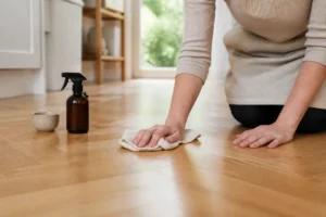 Comment enlever les taches sur un parquet sans l'abîmer ?