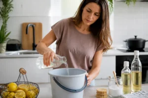 Comment préparer un produit sol maison sans rinçage efficace ?