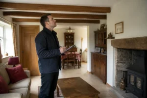 Diagnostic immobilier dans une petite maisonnette pour comprendre le dpe maison moins de 50 m2