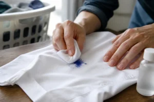 Comment enlever tache stylo bille sur une chemise blanche avec de l'alcool